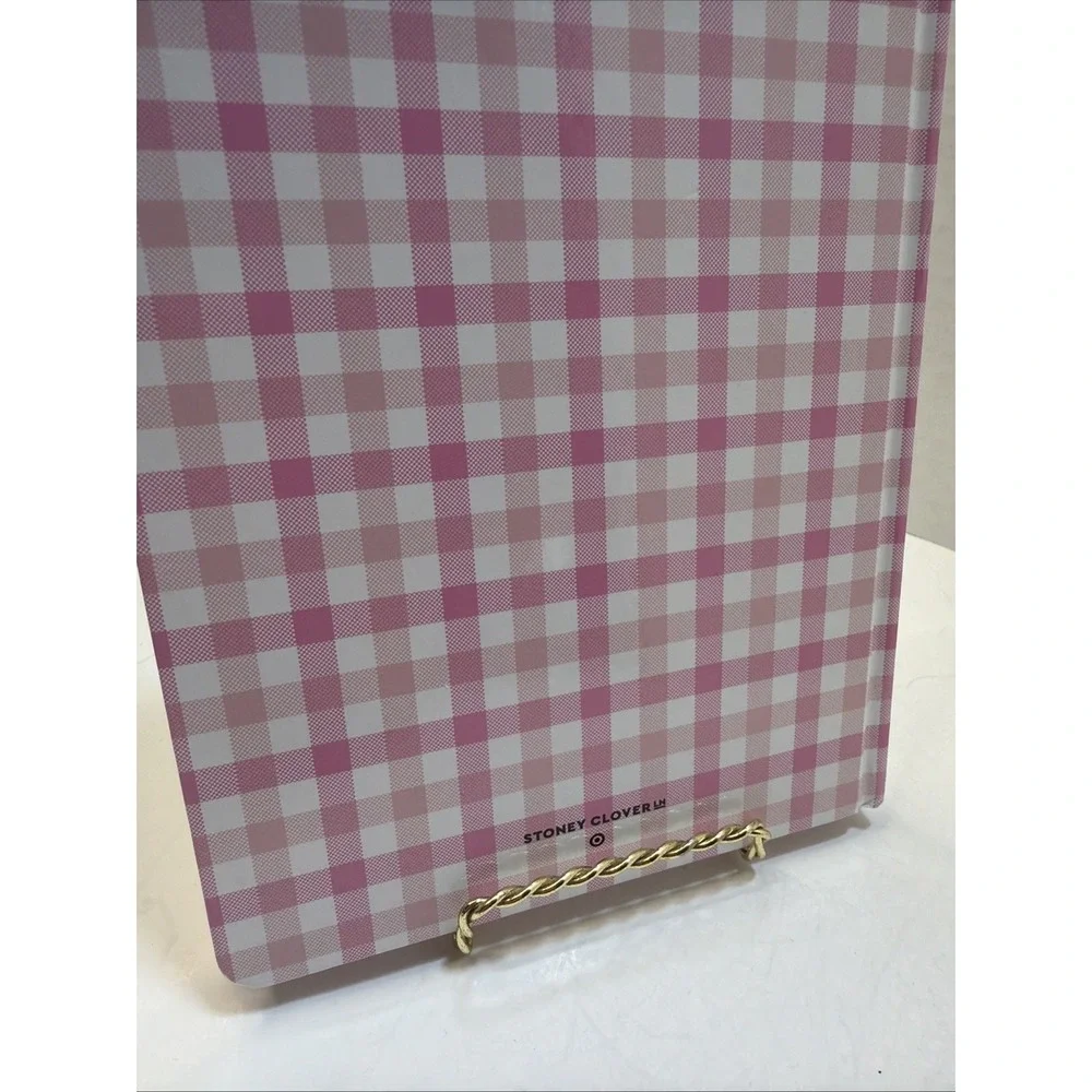 NEW Stoney Clover Lane X Target Journal Pink Gingham  80 Lined Pages 8X6 New